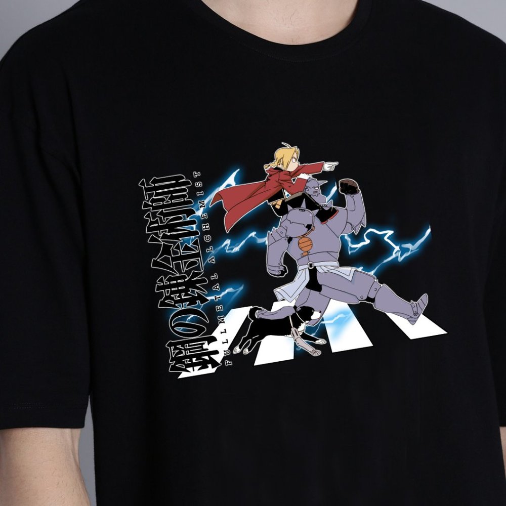 Edward Elric Alphonse Elric Full Metal Alchemist Shirt  Anime T-Shirt